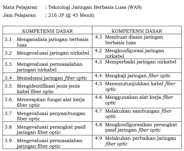 Ringkasan materi Teknologi Layanan Berbasis Luas (WAN)